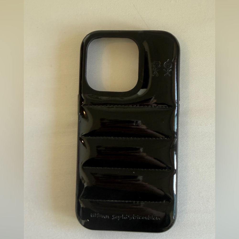 Urban Sophistication iPhone 14 PRO Black Puffer Case